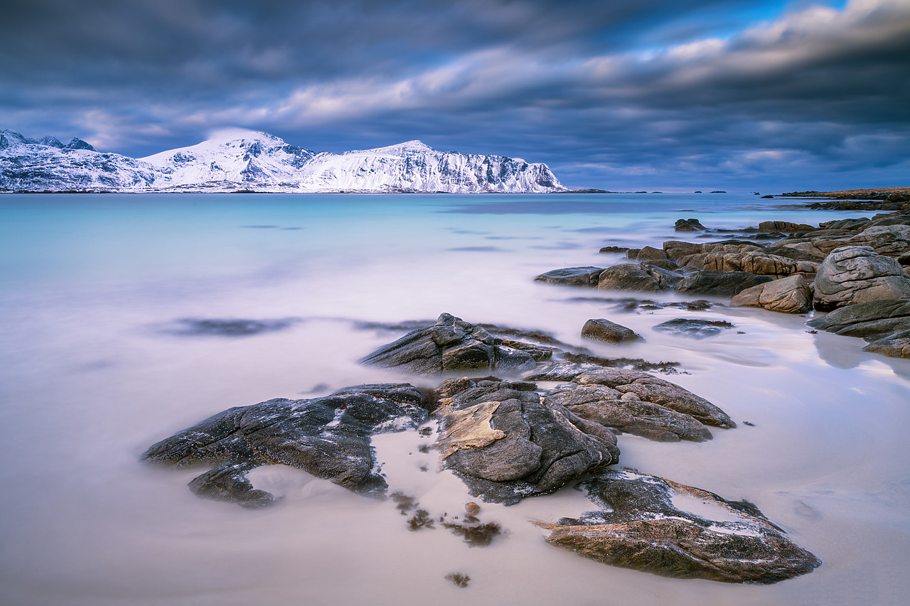 #180121-1 - Ramberg Beach, Lofoten Islands, Norway