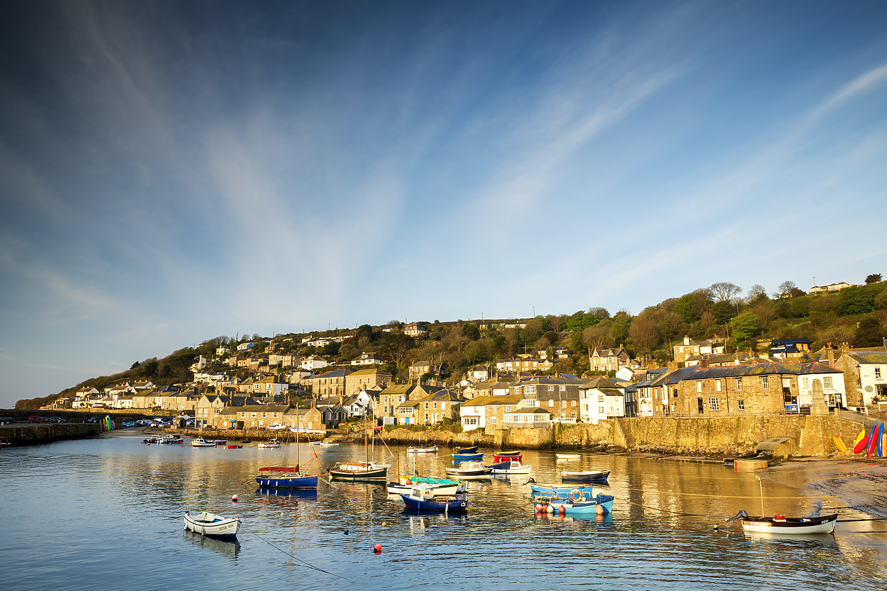 #180161-1 - Mousehole Harbour, Cornwall, England