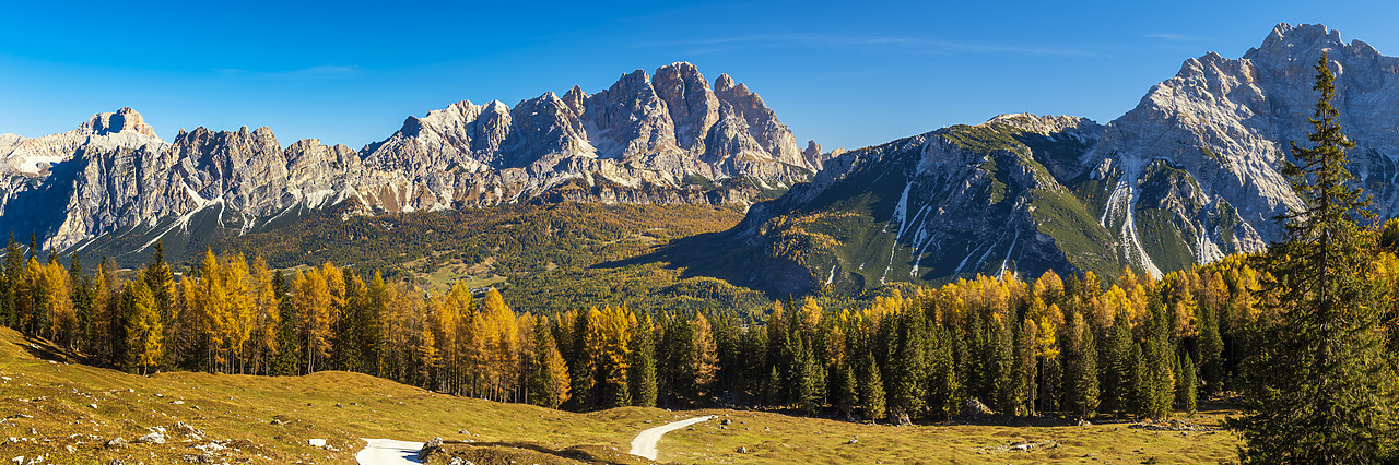 #180488-1 - Cristallo Mountains in Autumn, Dolomites, Italy