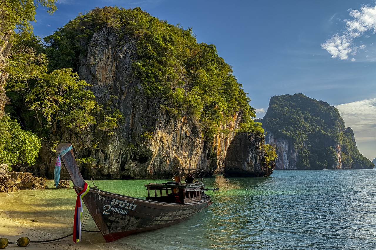 #180517-1 - Longtail Boat, Andaman Sea, Phang-nga, Thailand, Asia