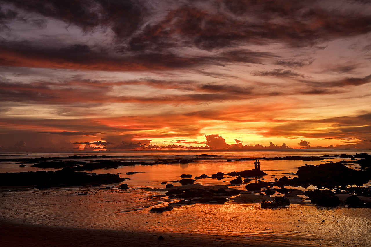 #180524-1 - Beach at Sunset, Khao Lak, Phang-nga, Thailand, Asia