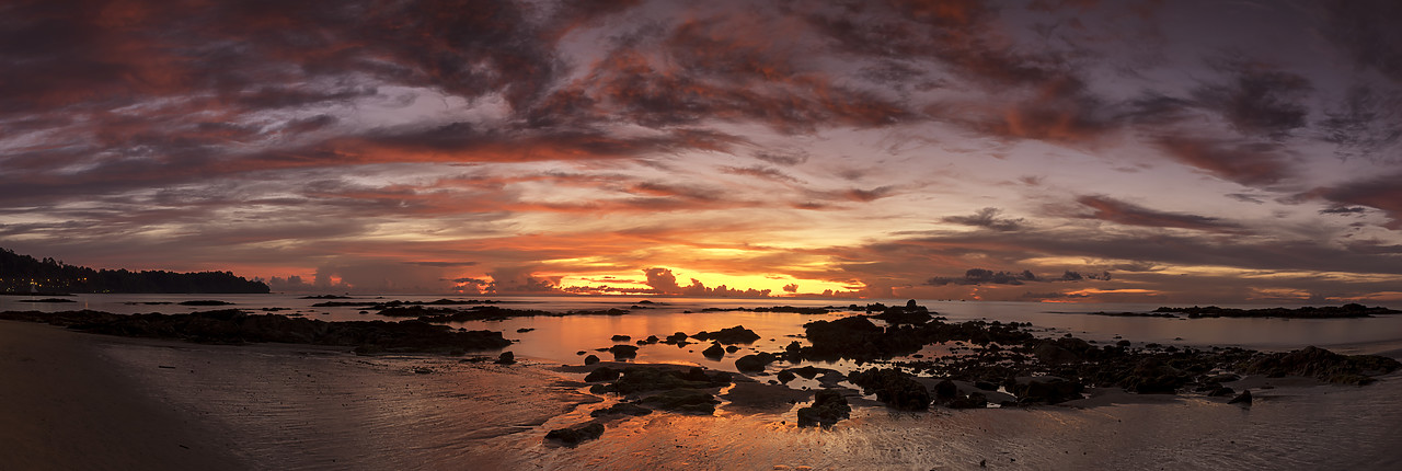 #180525-1 - Beach at Sunset, Khao Lak, Phang-nga, Thailand, Asia