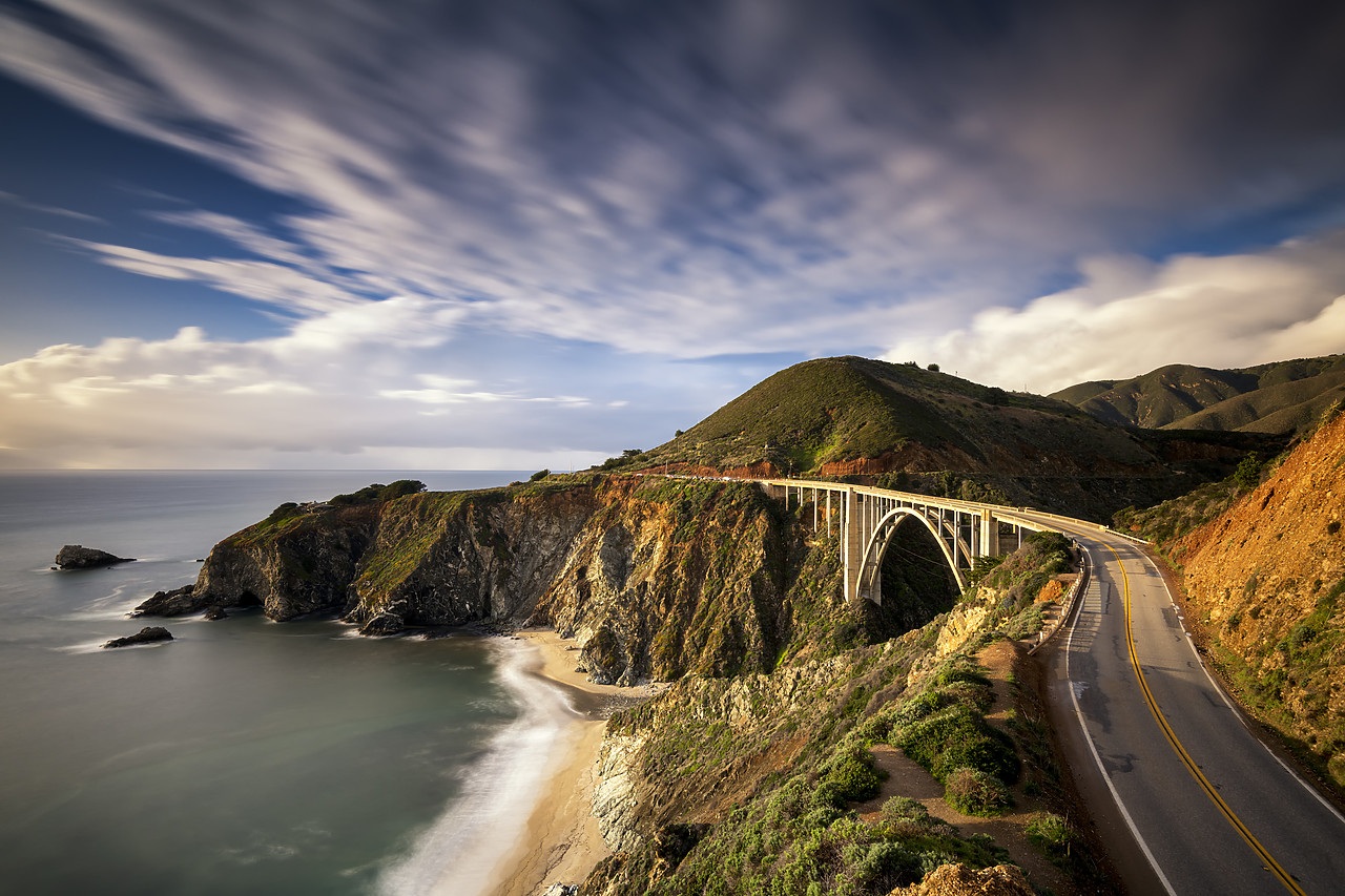 #190044-1 - Bixby Bridge, Big Sur Coastline, California, USA