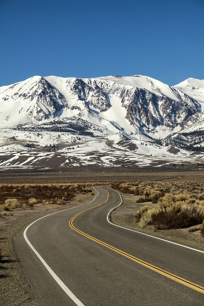 #190113-2 - Road Through Sierra Nevadas, California, USA