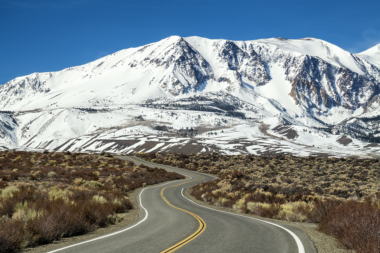 #190114-1 - Road Through Sierra Nevadas, California, USA