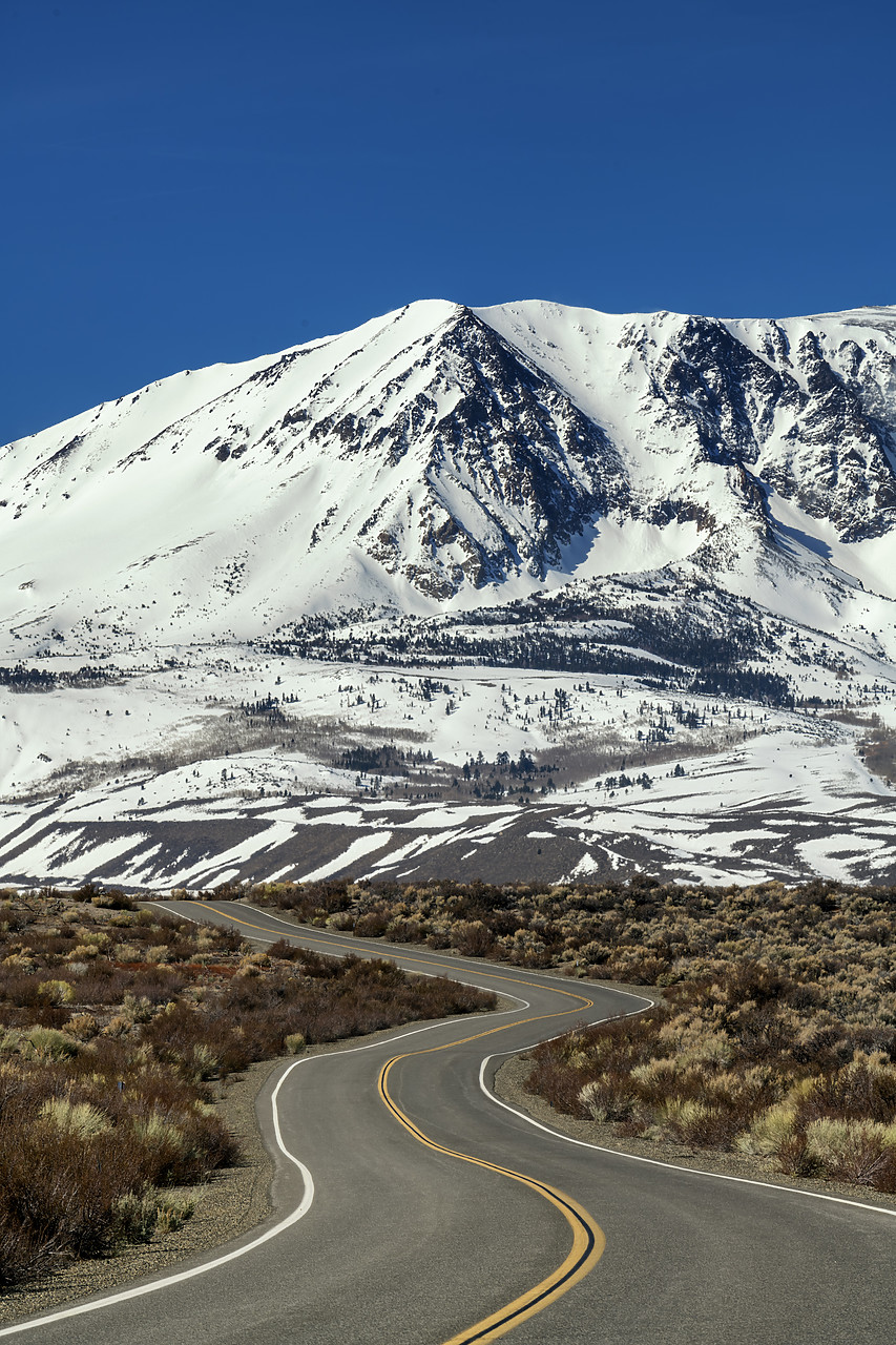 #190114-2 - Road Through Sierra Nevadas, California, USA