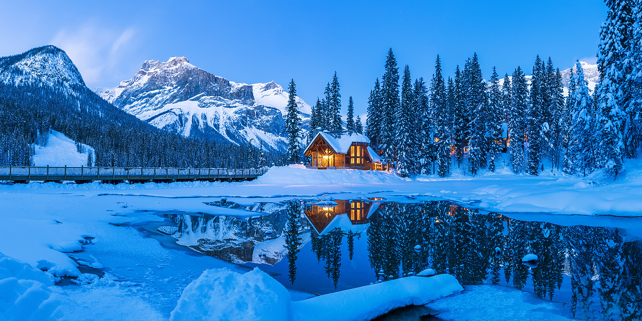 #190148-2 - Chalet in Winter, Emerald Lake, British Columbia, Canada