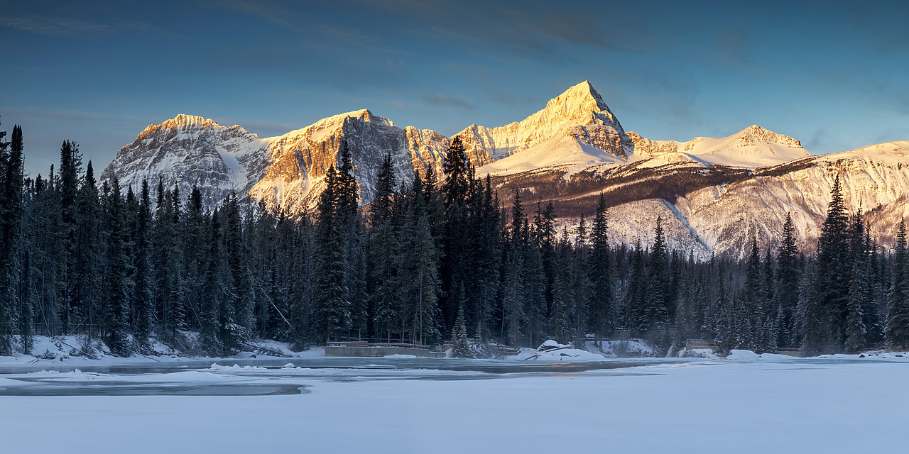 #190176-2 - Mt. Edith Cavell in Winter,  Alberta, Canada