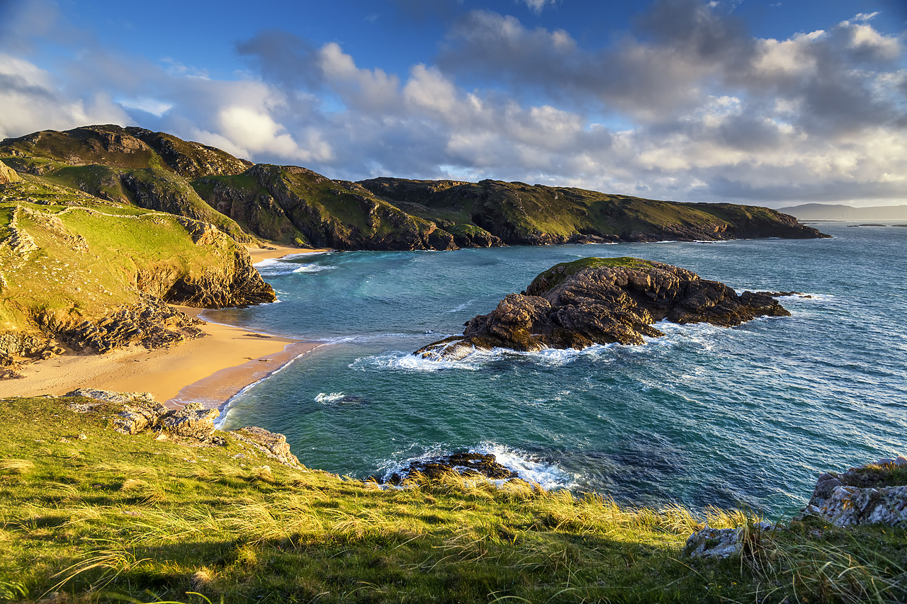 #190317-1 - View over Murder Hole Beach, Rosguil, Boyeeghter Bay, Co. Donegal, Ireland