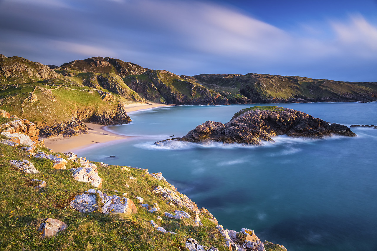 #190318-1 - View over Murder Hole Beach, Rosguil, Boyeeghter Bay, Co. Donegal, Ireland