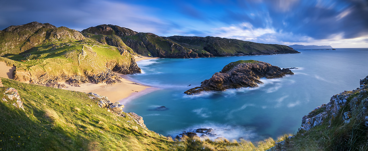 #190319-1 - View over Murder Hole Beach, Rosguil, Boyeeghter Bay, Co. Donegal, Ireland