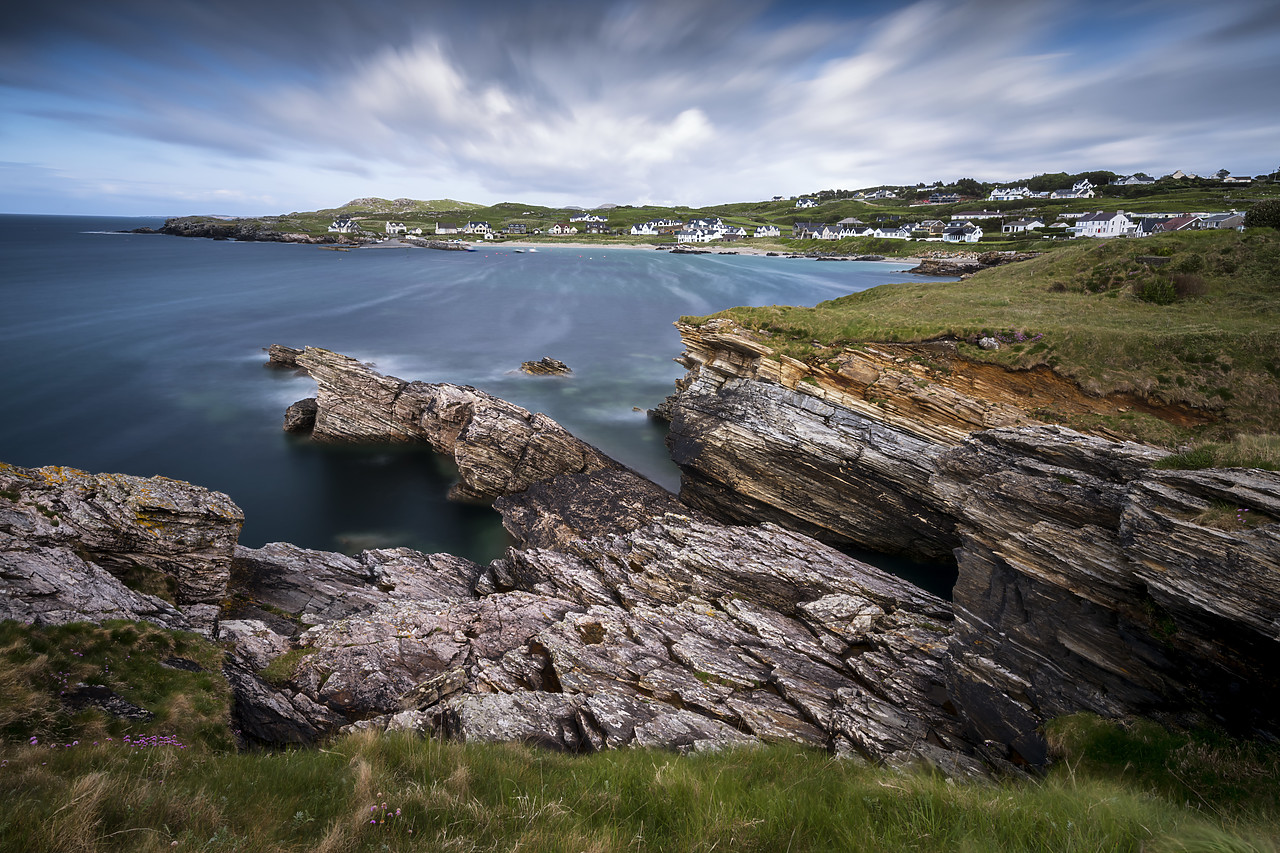 #190321-1 - Coastline at Portnablahy, Co. Donegal, Ireland