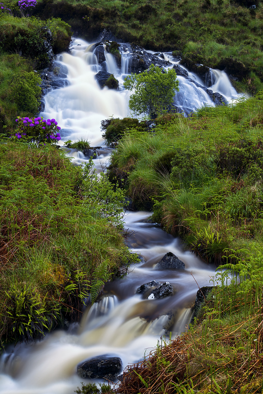 #190323-1 - Waterfall in Spring, Glenveagh National Park, Co. Donegal, Ireland