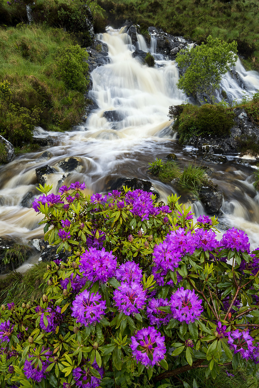 #190324-2 - Waterfall in Spring, Glenveagh National Park, Co. Donegal, Ireland