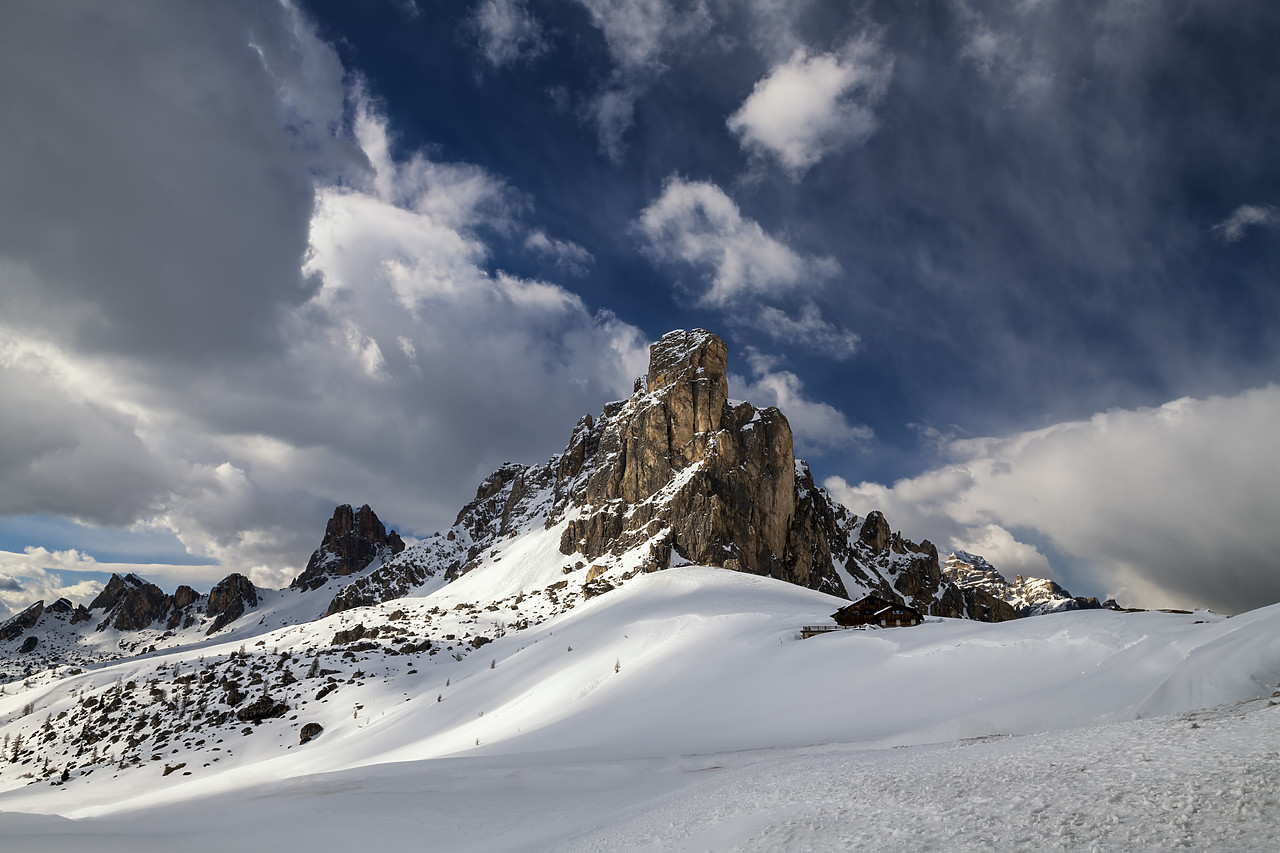 #190369-1 - La Gusella di Giau in Winter, Dolomites, Italy