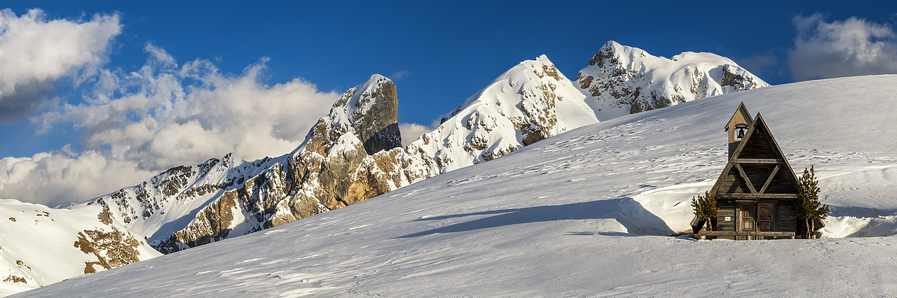 #190379-1 - Alpine Chapel, Passo Giau, Dolomites, Belluno, Italy