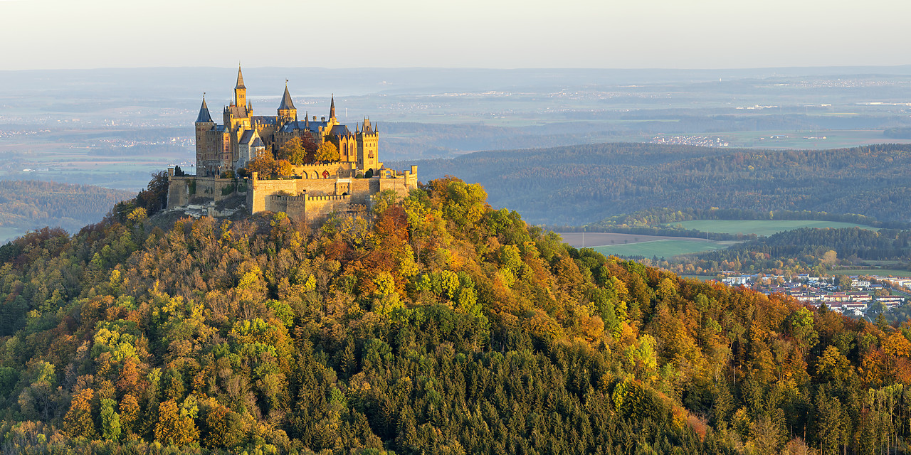#190532-2 - Hohenzollern Castle in Autumn, Baden-Wurttemberg, Germany