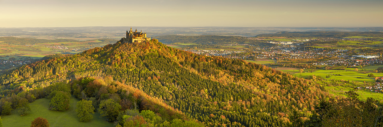 #190532-3 - Hohenzollern Castle in Autumn, Baden-Wurttemberg, Germany