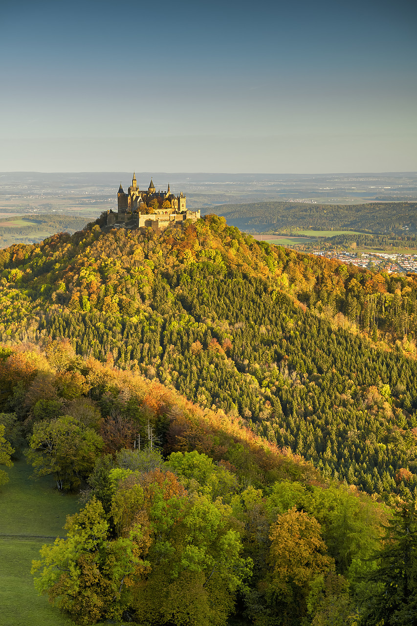 #190532-4 - Hohenzollern Castle in Autumn, Baden-Wurttemberg, Germany