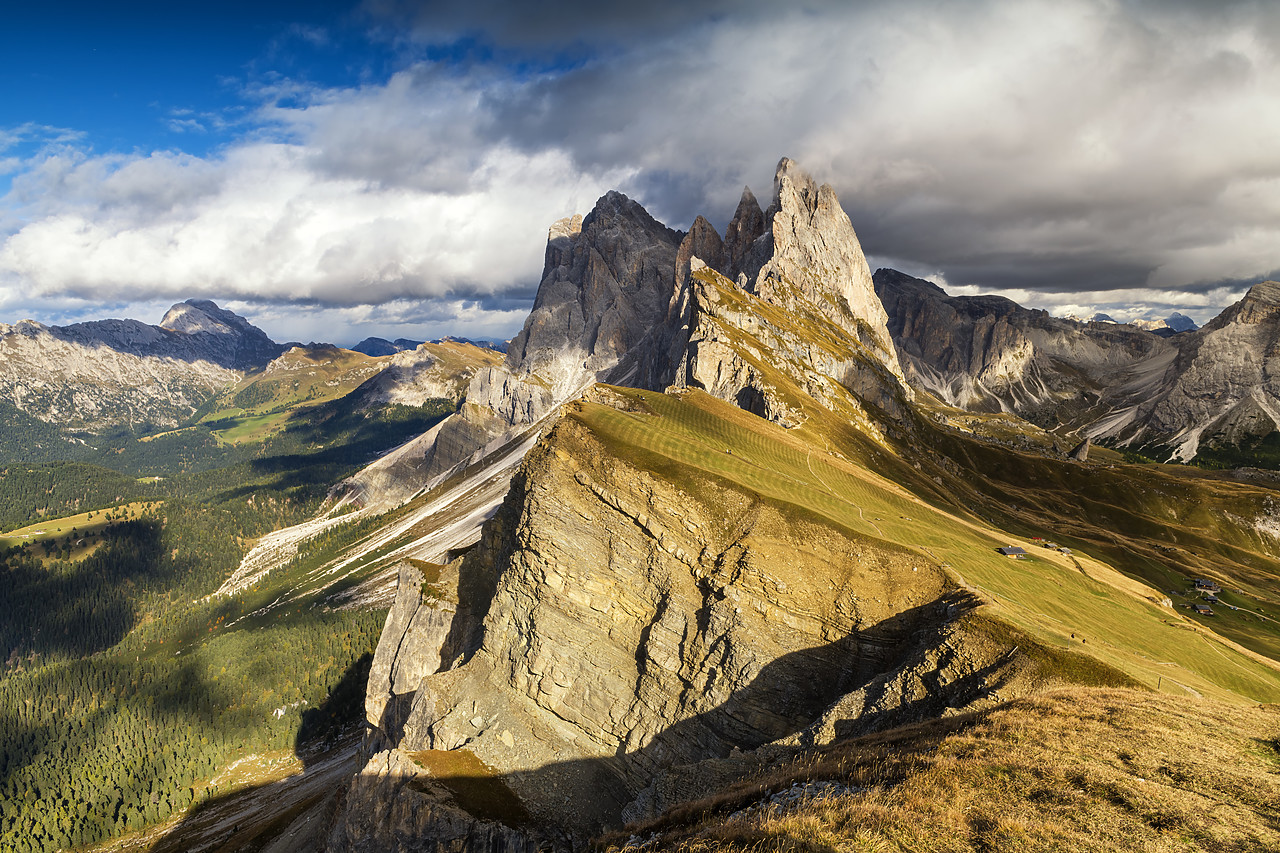 #190535-1 - Mt. Seceda, Trentino Alto Adidge, South Tyrol, Dolomites, Italy