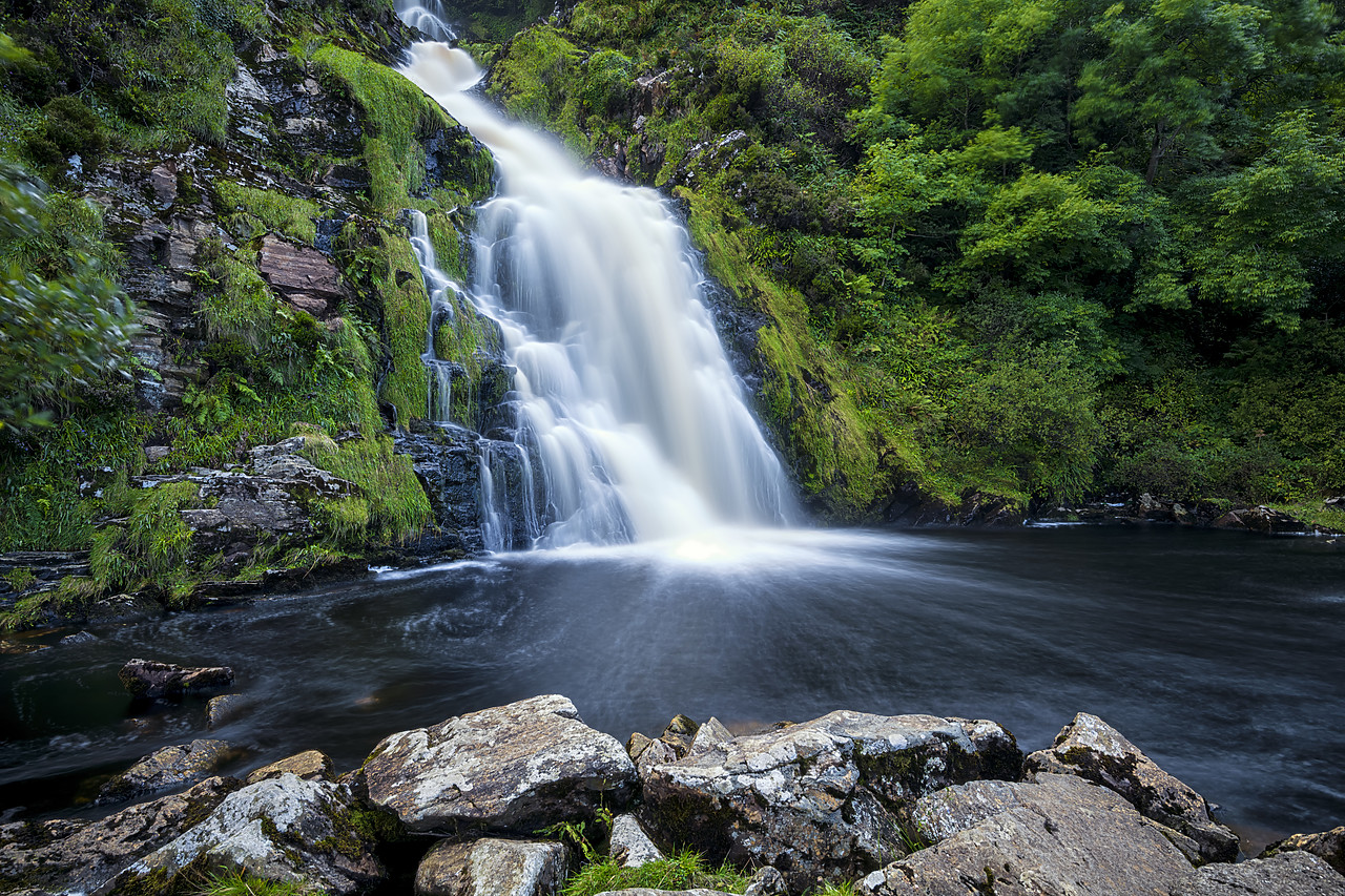 #190580-1 - Assaranca Waterfall, Co. Donegal, Ireland