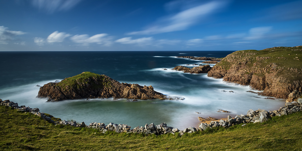 #190598-1 - View over Murder Hole Beach, Rosguil, Boyeeghter Bay, Co. Donegal, Ireland