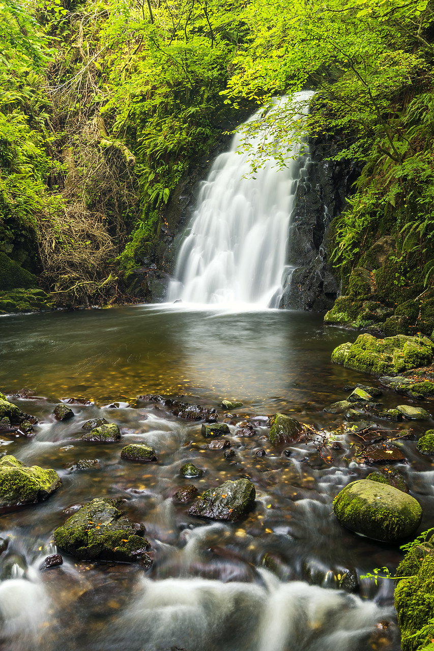 #190601-1 - Glenoe Waterfall, Co. Antrim, Northern Ireland