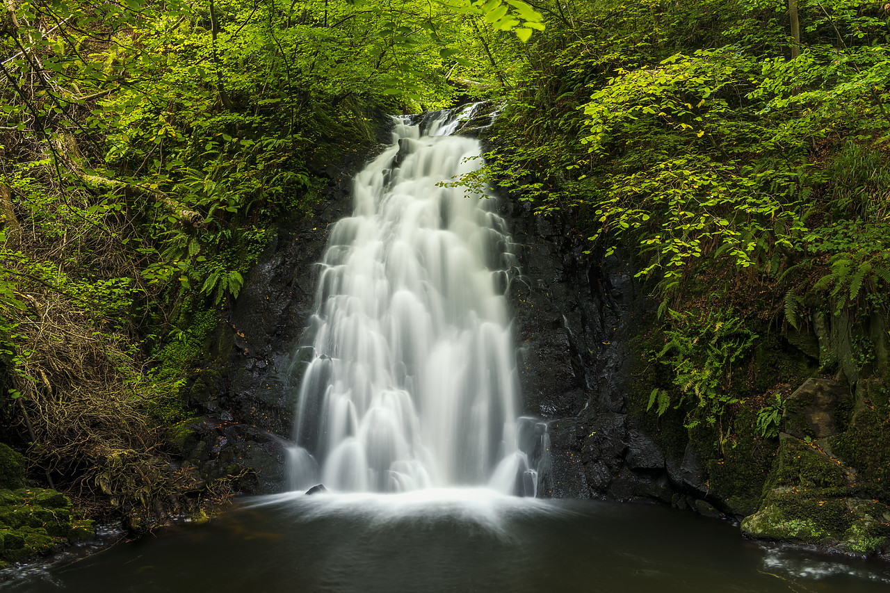 #190602-1 - Glenoe Waterfall, Co. Antrim, Northern Ireland