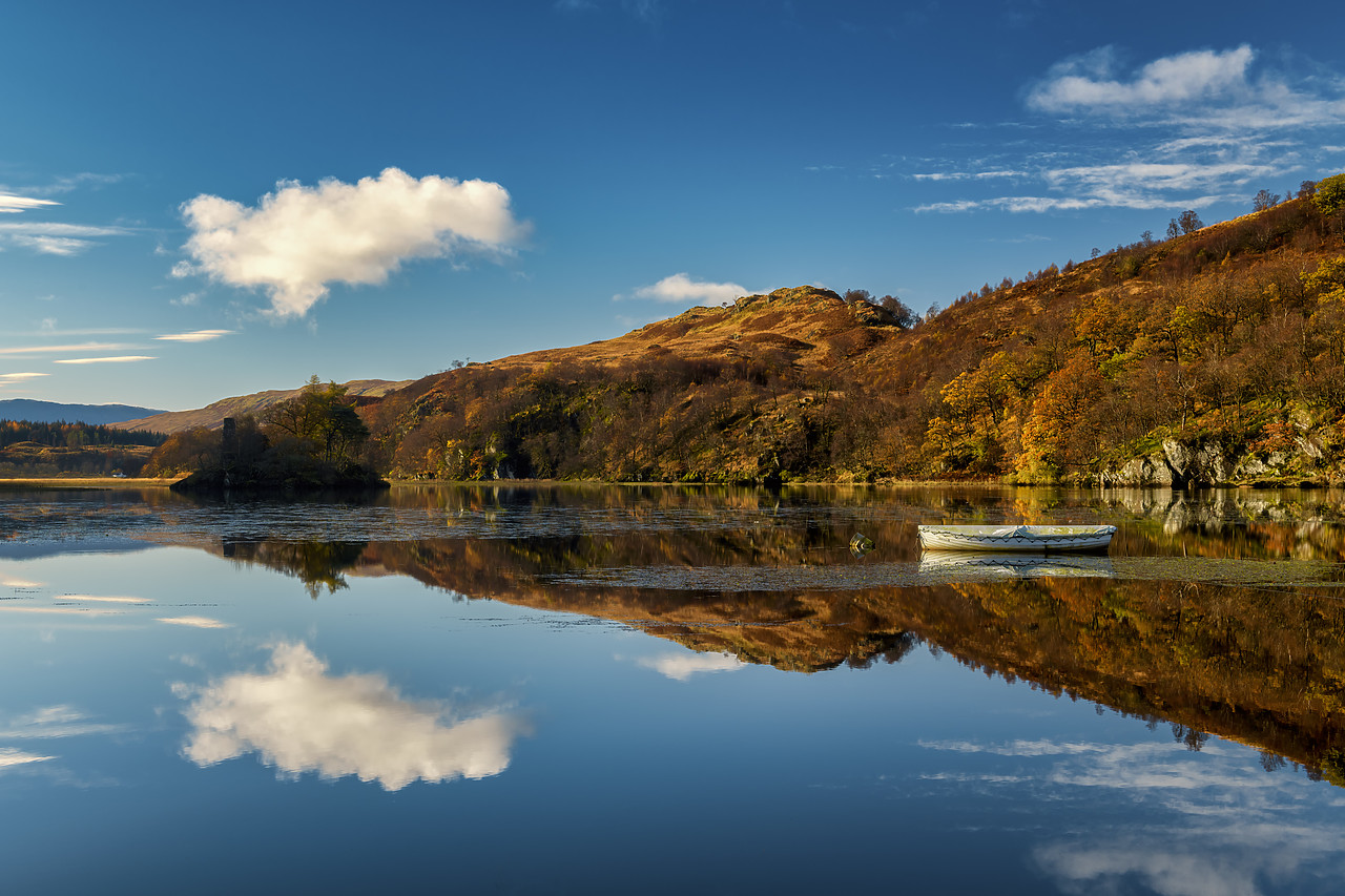 #190770-1 - Loch Dochart Reflections, near Crianlarich, Stirling, Scotland