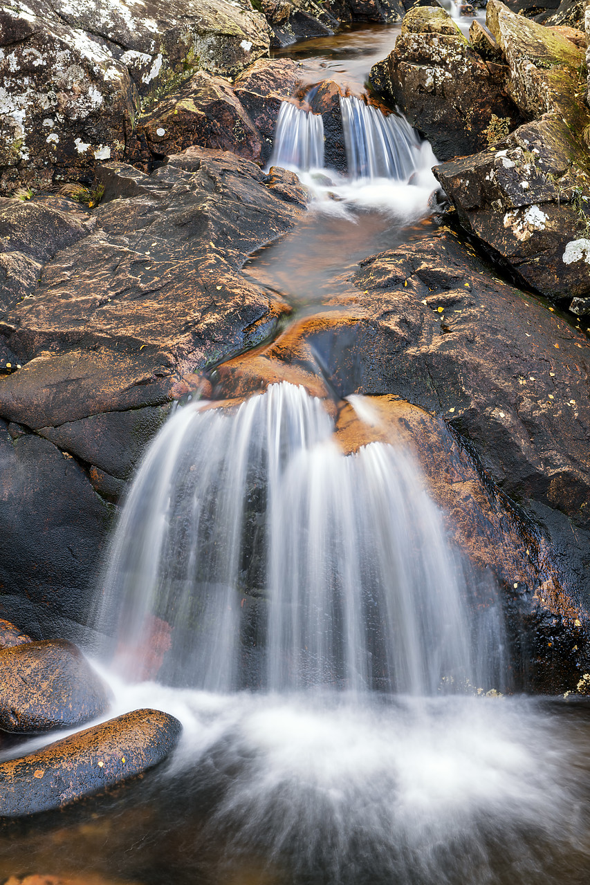 #190780-2 - Waterfall, Glen Coe, Highlands, Scotland