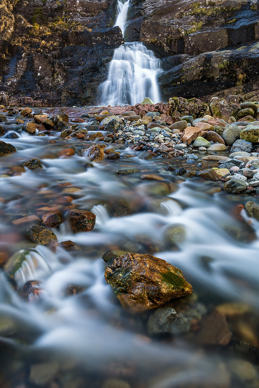 #190785-1 - Waterfall in Glen Coe, Highlands, Scotland