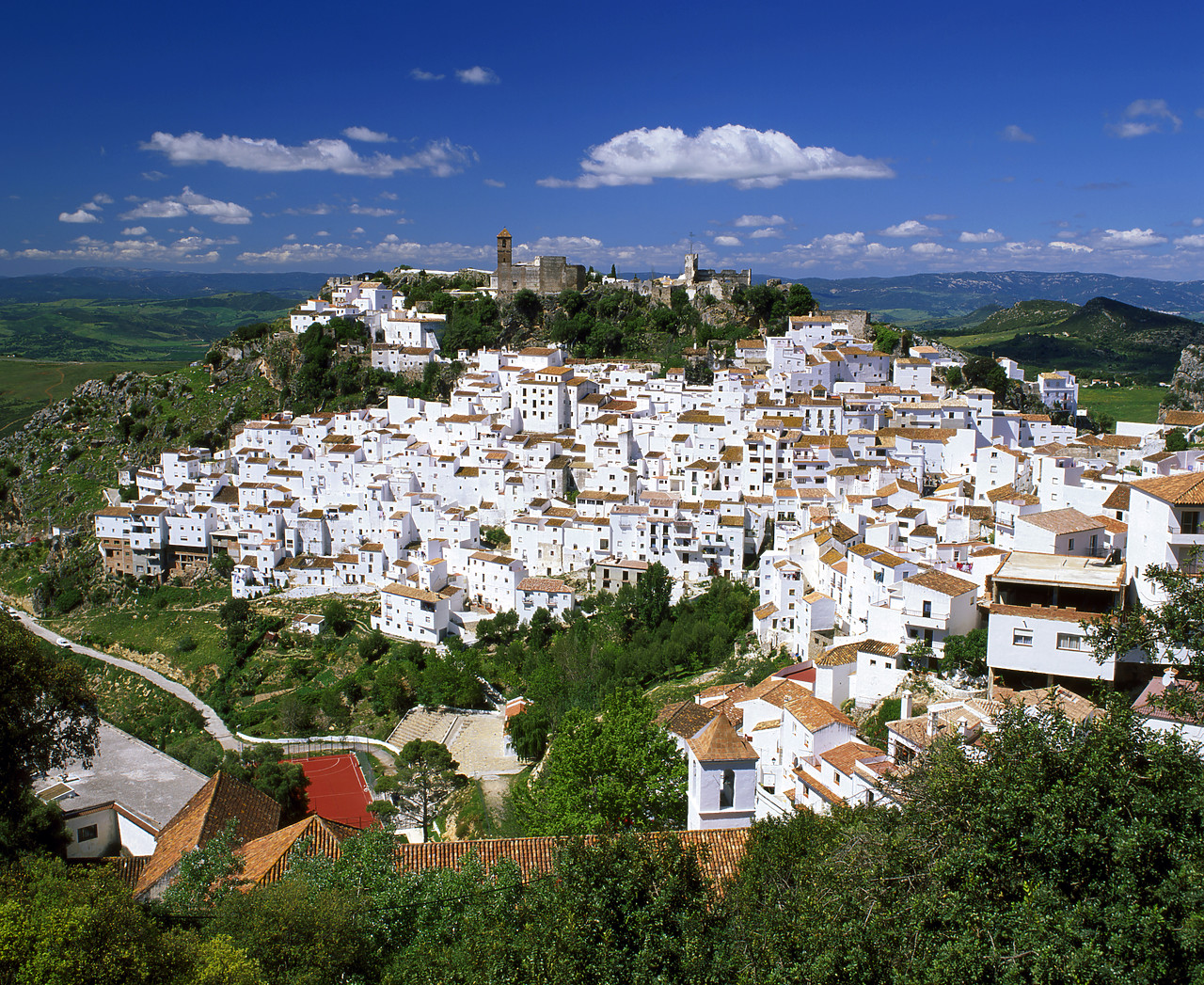 #200055-9 - View over Casares, Andalusia, Spain