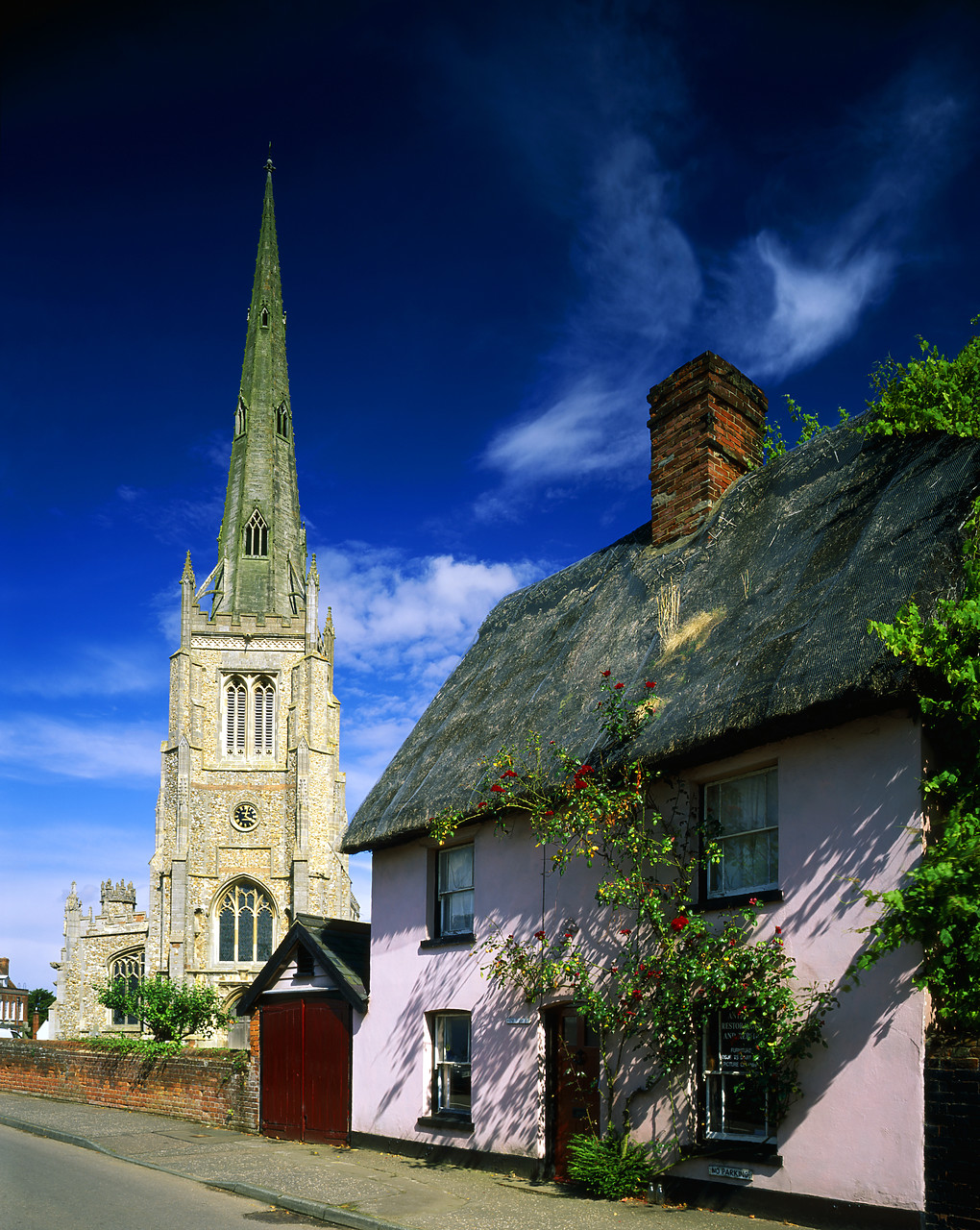 #200068-3 - Church & Thatch Cottage, Thaxted, Essex, England