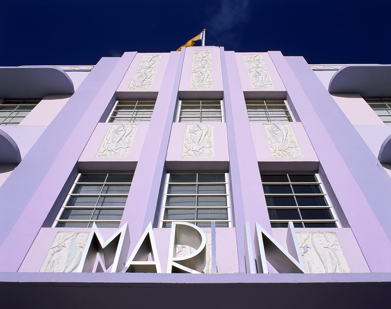#200071-2 - Art Deco Building, Miami, Florida, USA