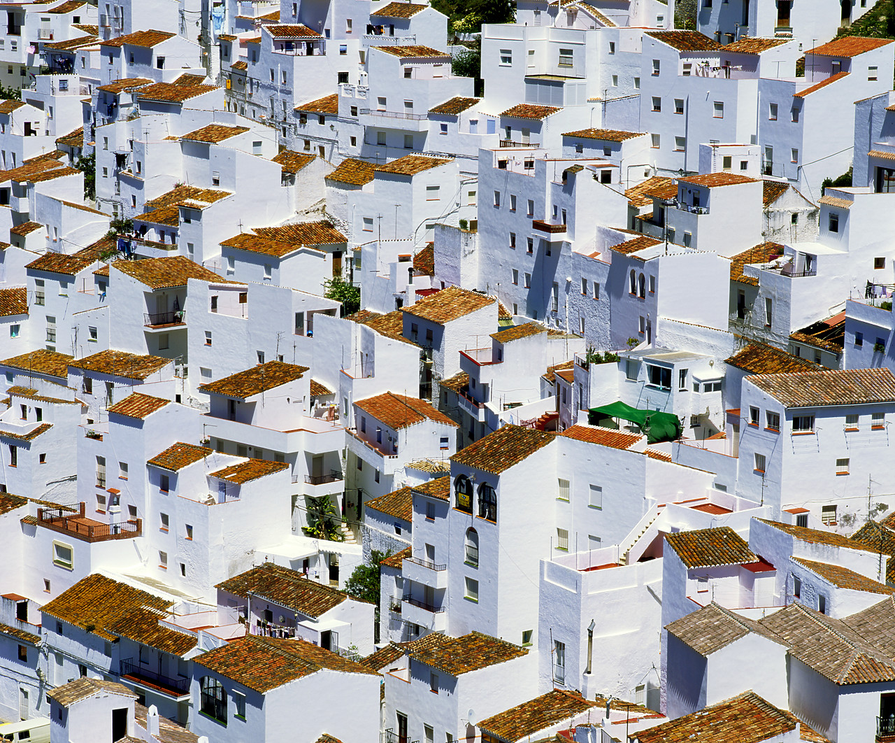 #200134-2 - White-Washed Village of Casares, Andalusia, Spain
