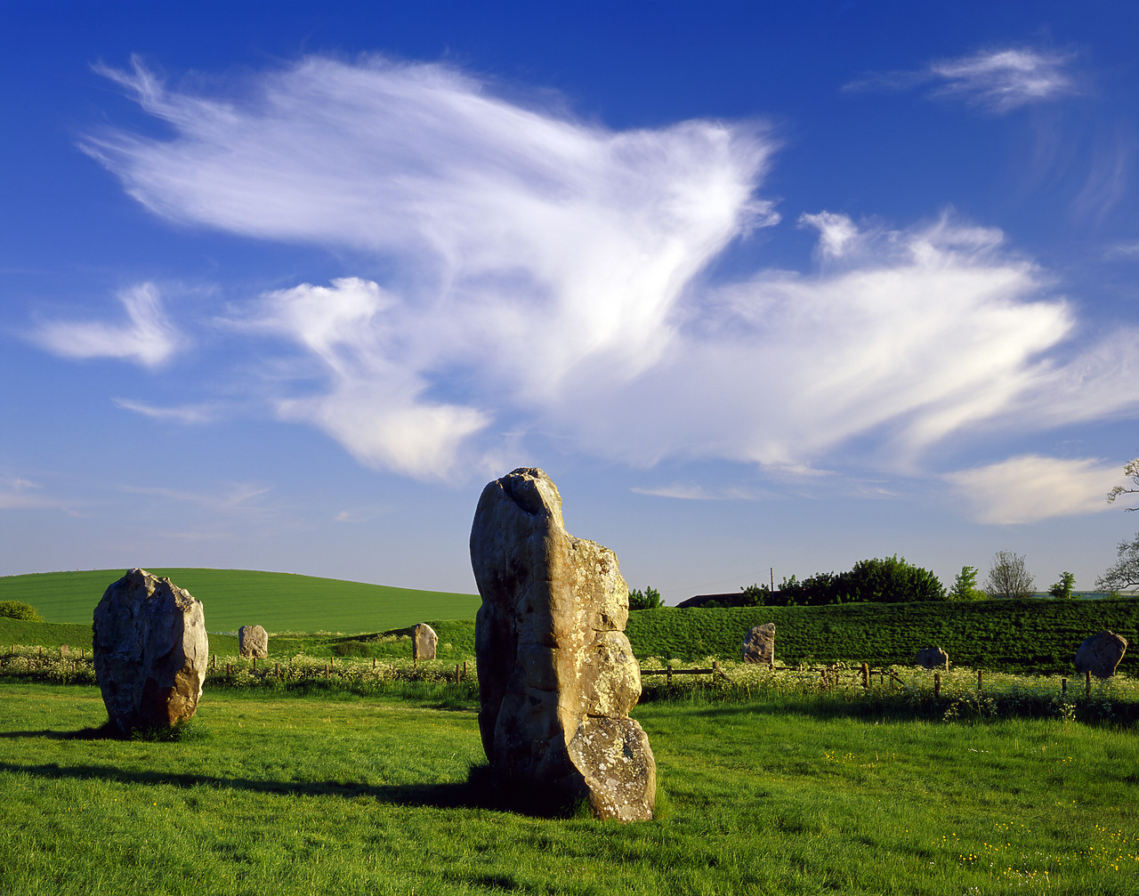 #200137-3 - The Standing Stones, Avebury, Wiltshire, England