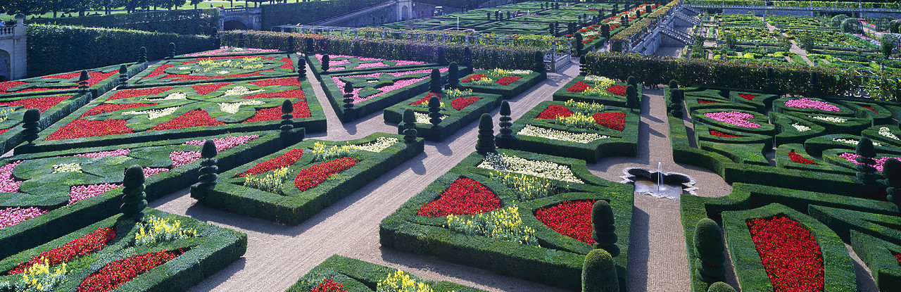 #200279-1 - Ornamental Garden, Chateau Villandry, Loire Valley, France