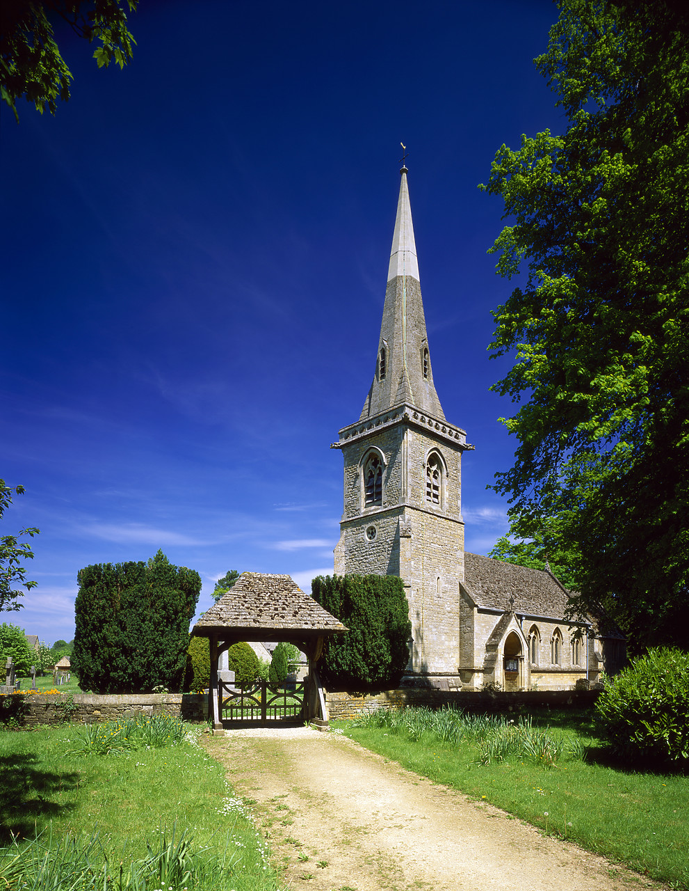 #200600-2 - Lower Slaughter Church, Gloucestershire, England