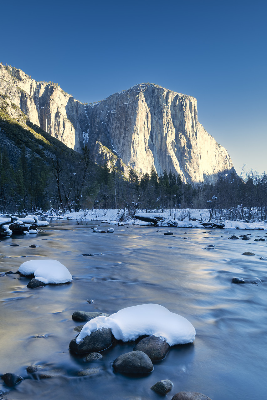 #220015-1 - El Capitan in Winter, Yosemite National Park, California, USA