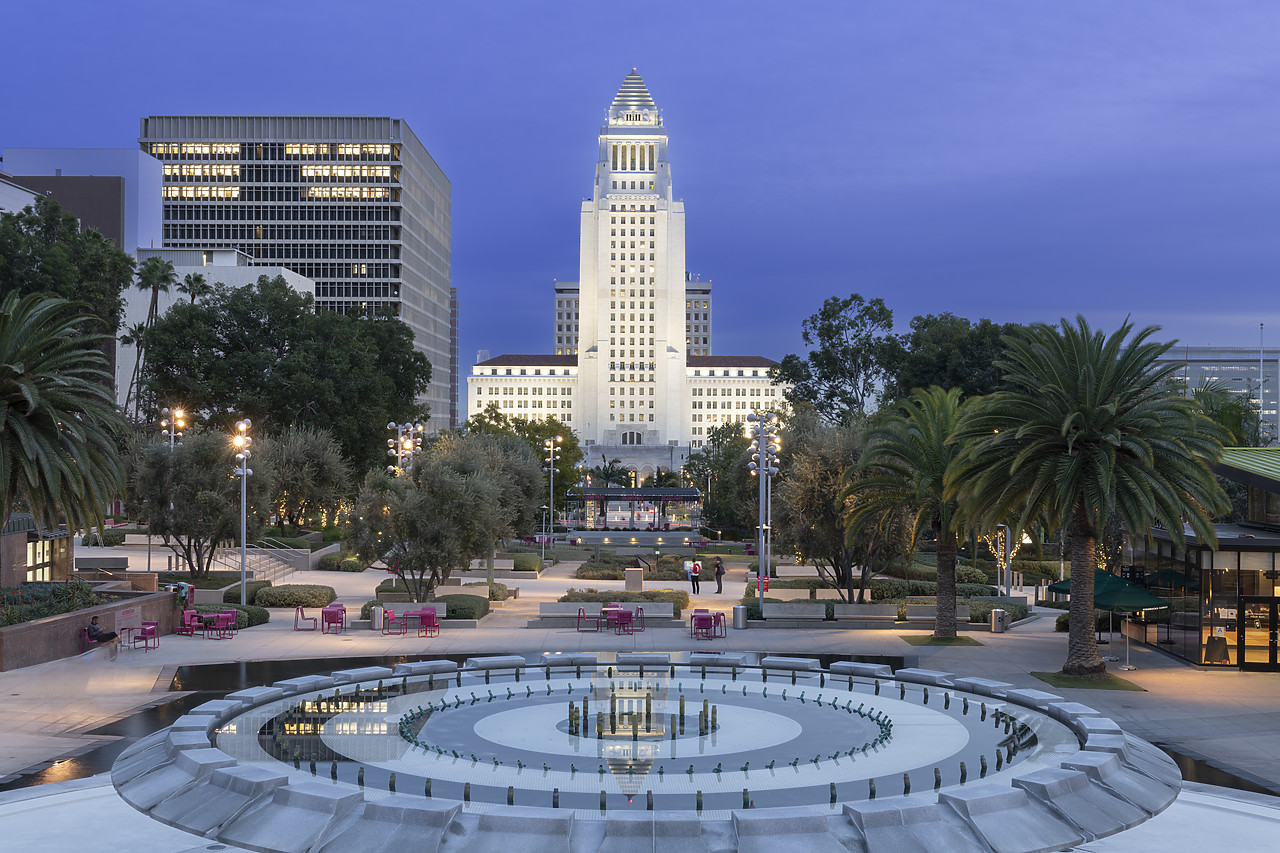 #220033-1 - Los Angeles City Hall, Los Angeles, California, USA