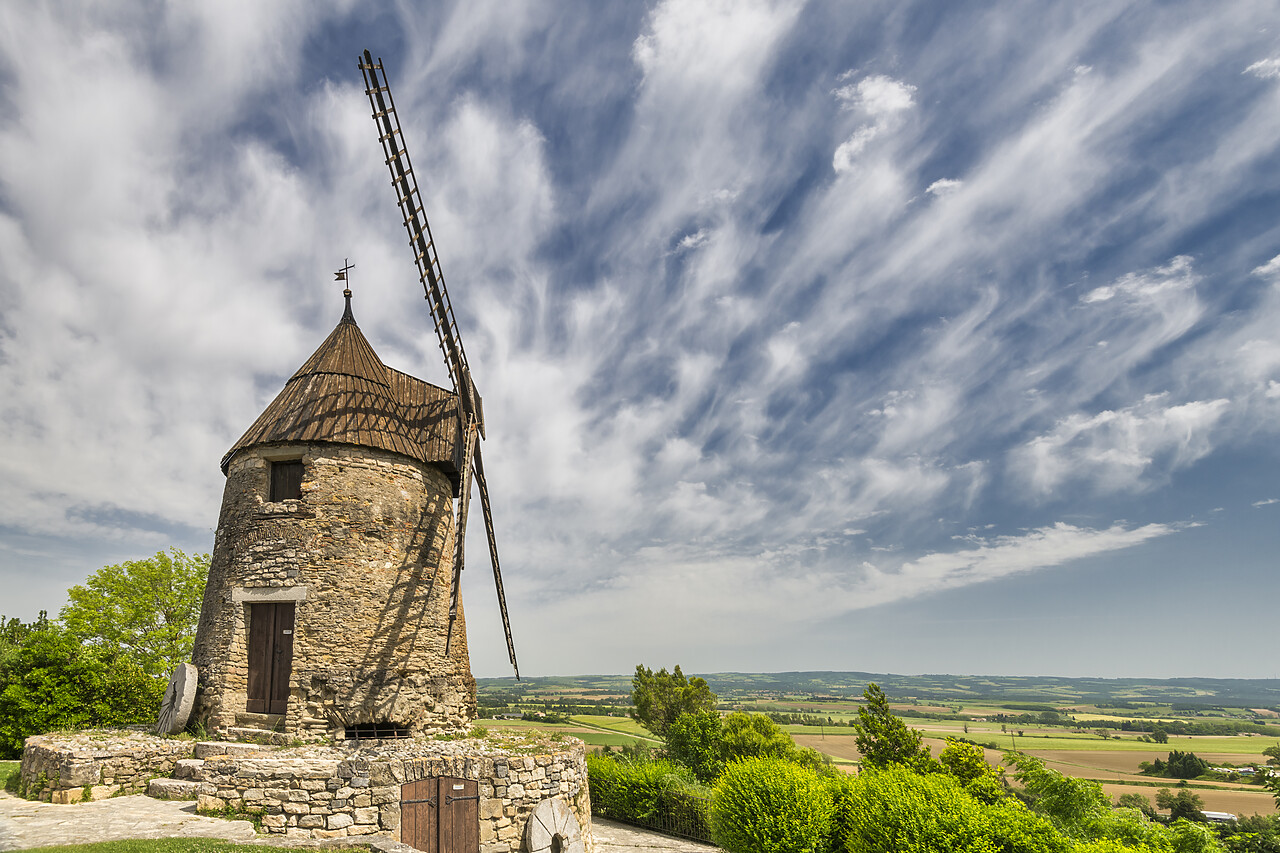 #220247-1 - Cugarel Windmill, Castelnaundary, Haute-Garonne, Occitanie Region, France