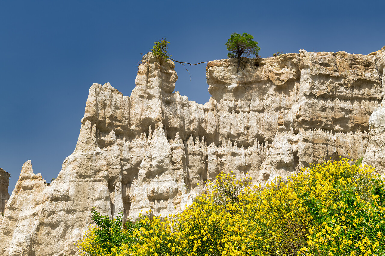 #220263-1 - Eroded Rock Formations, Orgues d'Ille-sur-TÃªt, Pyrenees Orientales, Occitanie Region, France