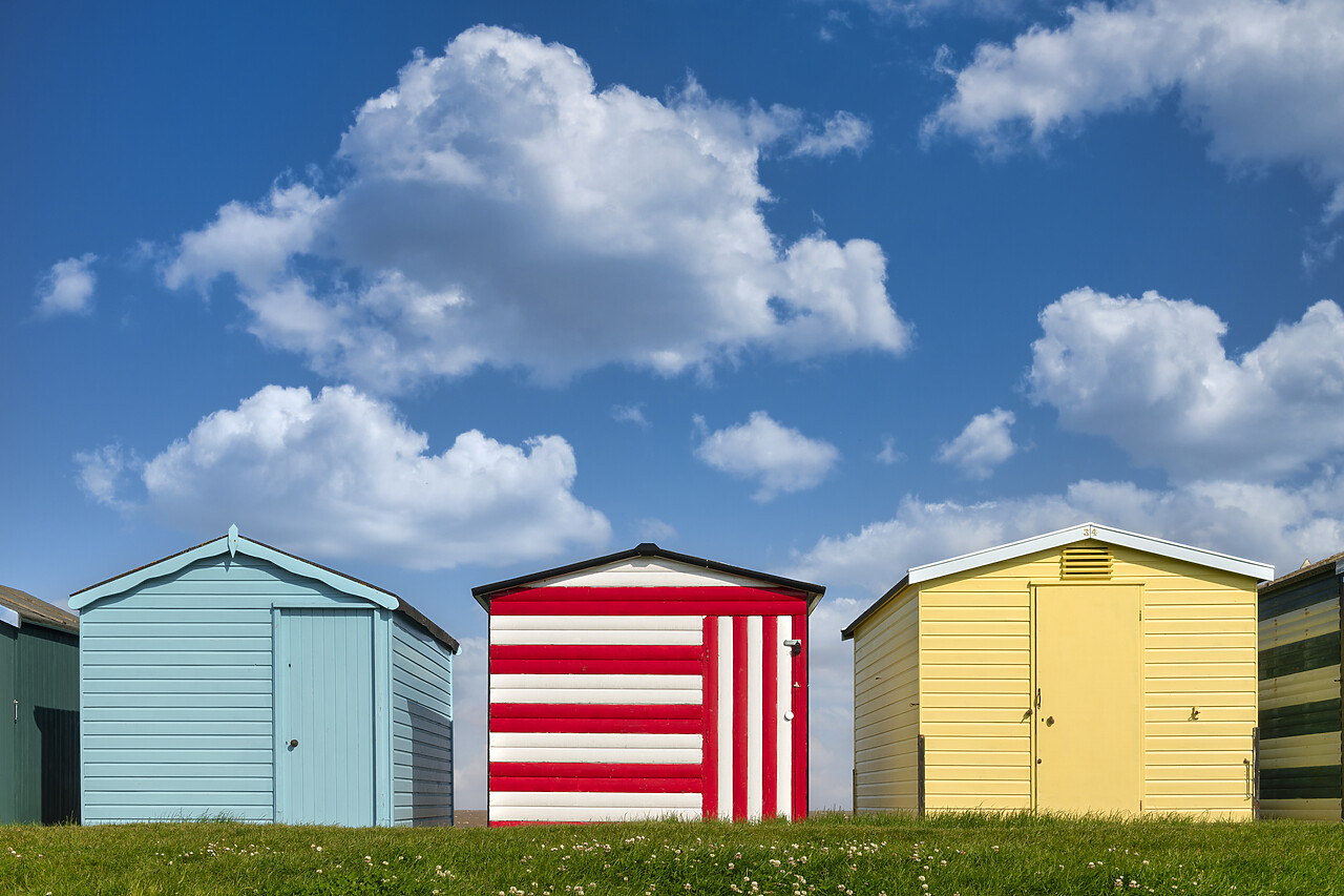 #220318-1 - Beach Huts, Dovercourt, Essex, England