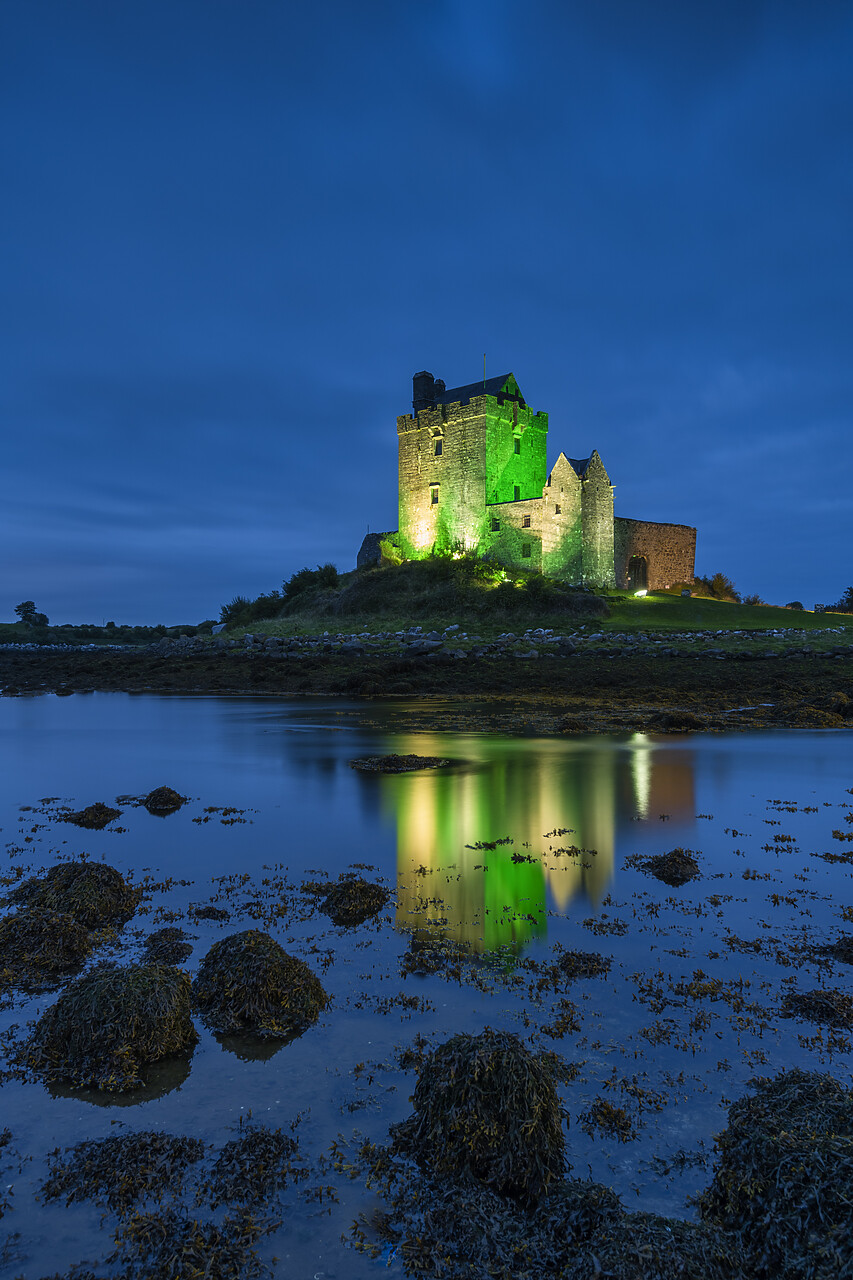 #220513-2 - Dunguaire Castle at Night, Kinvarra, Co. Galway, Ireland