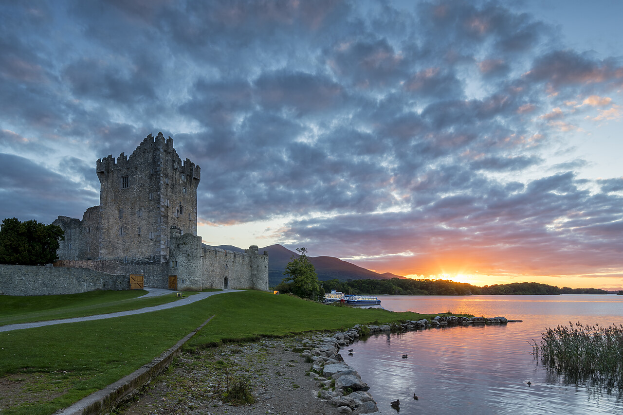 #220576-1 - Ross Castle at Sunset, Killarney, Co. Kerry, Ireland