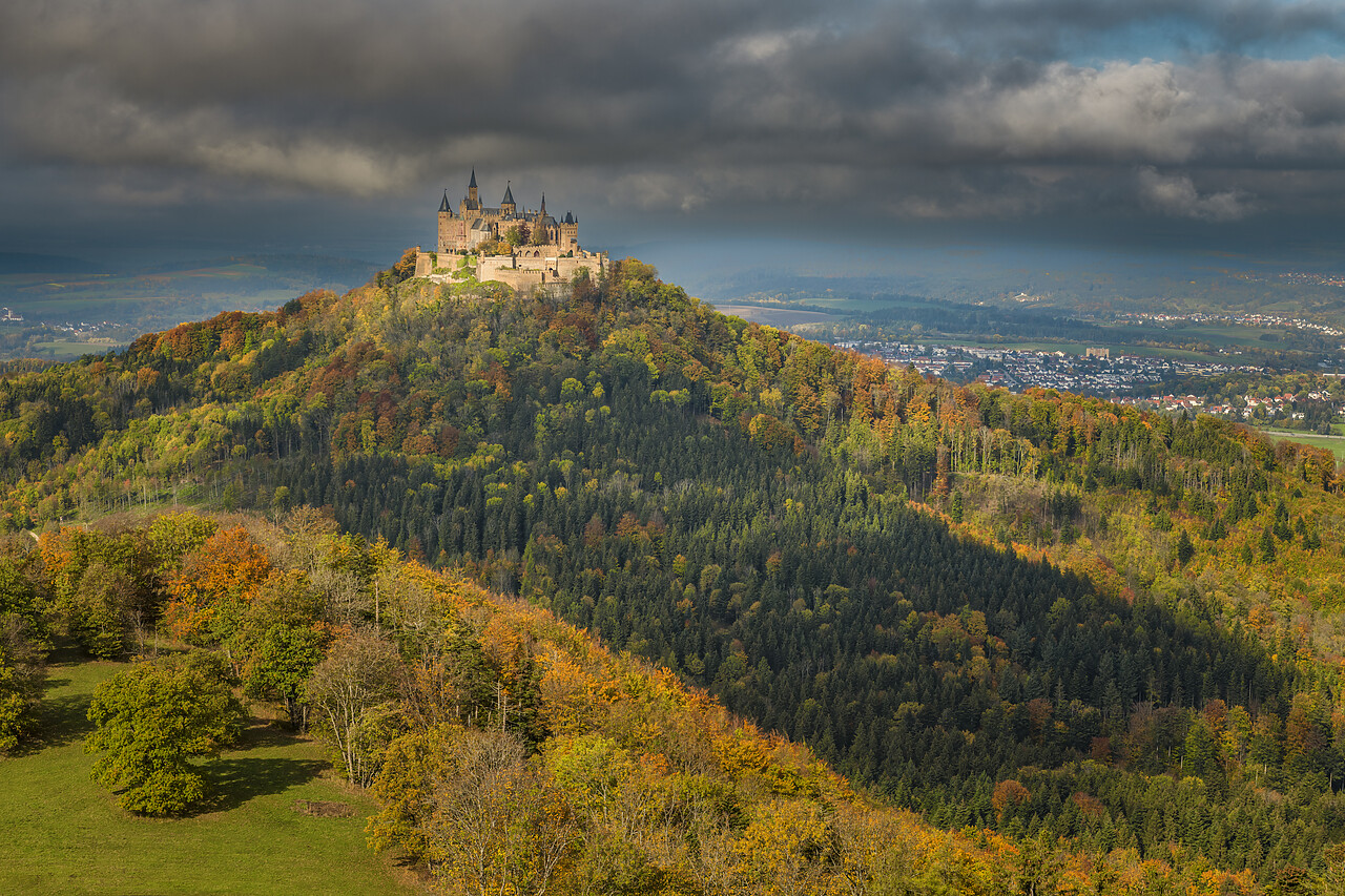 #220606-1 - Hohenzollern Castle at Dawn, Hechingen, Baden-Wurttemberg, Germany