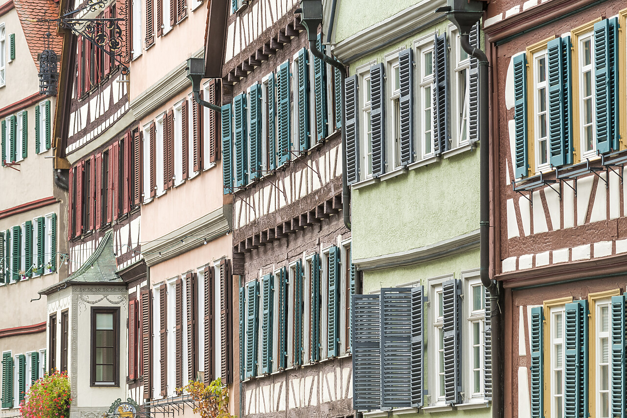 #220612-1 - Window Patterns, Tubingen, Baden-Wurttemberg, Germany