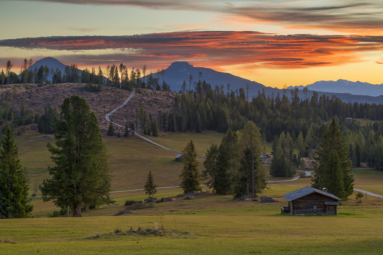 #220664-1 - Sunset in the Dolomites, Trentino-Alto Adige, Italy