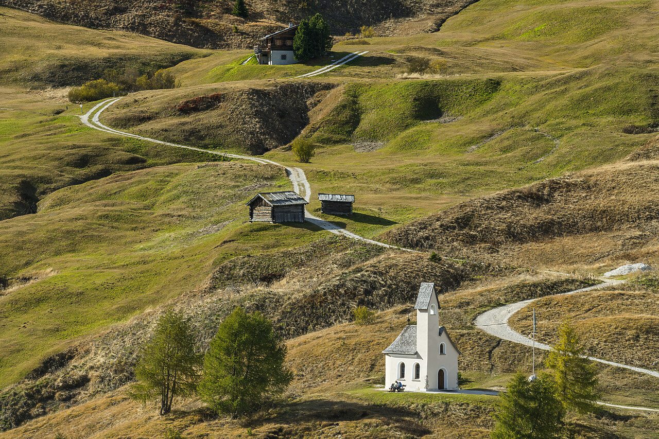 #220671-1 - Chapel of San Maurizio at Passo Gardena, South Tyrol, Italy