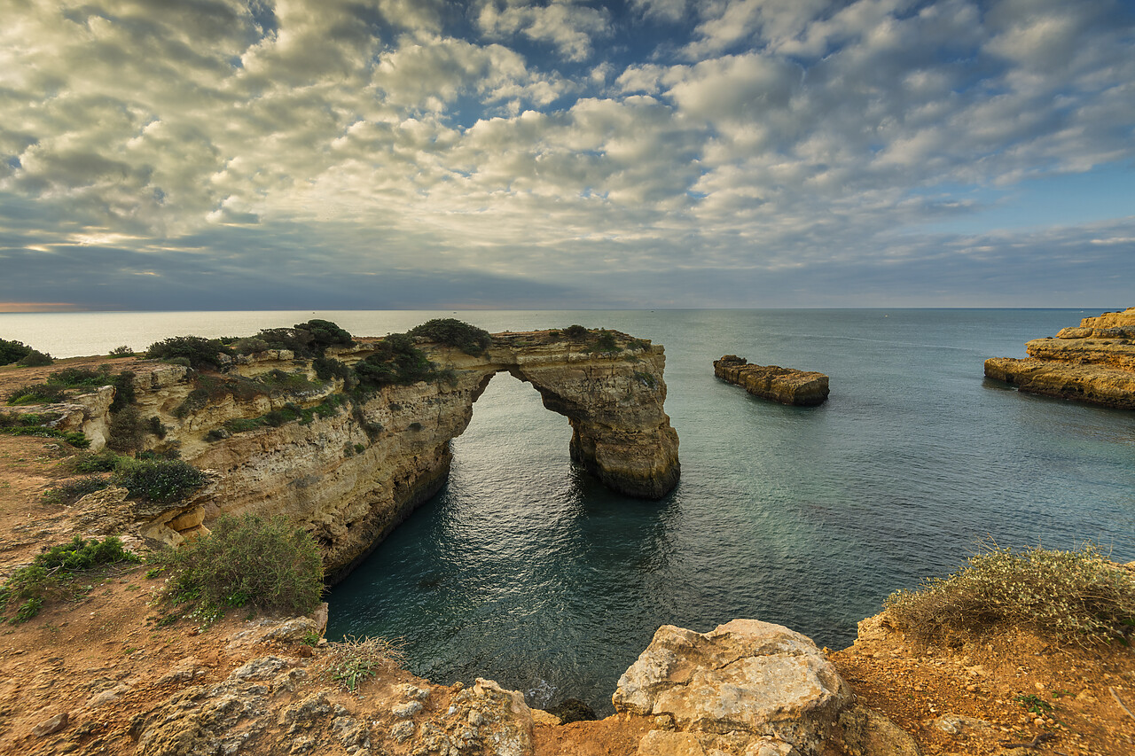 #220783-1 - Natural Arch at  Praia Da Albandeira, Lagoa, Algarve, Portugal